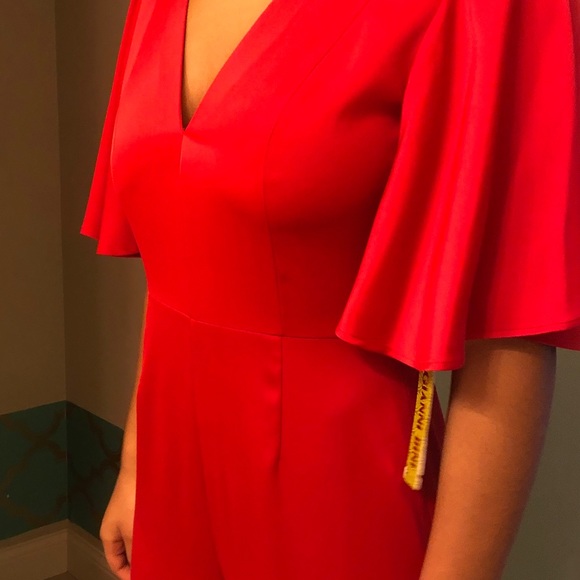 Gianni Bini Red Jumpsuit - Picture 3 of 4